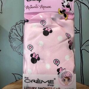 Disney Pink Minnie Mouse Polka Dot Shower Cap